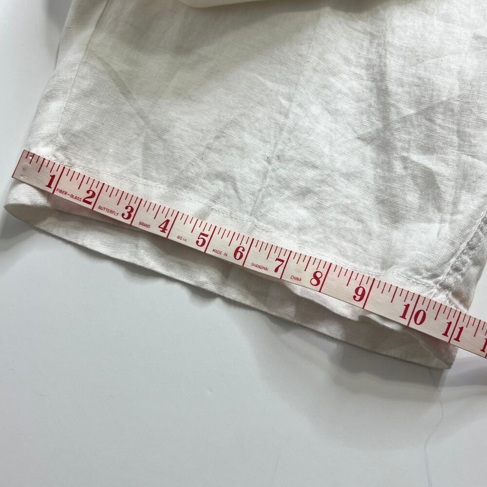 Athleta Cabo Linen Wide Leg Pants White Plus Size 24 Resort - Picture 11 of 11